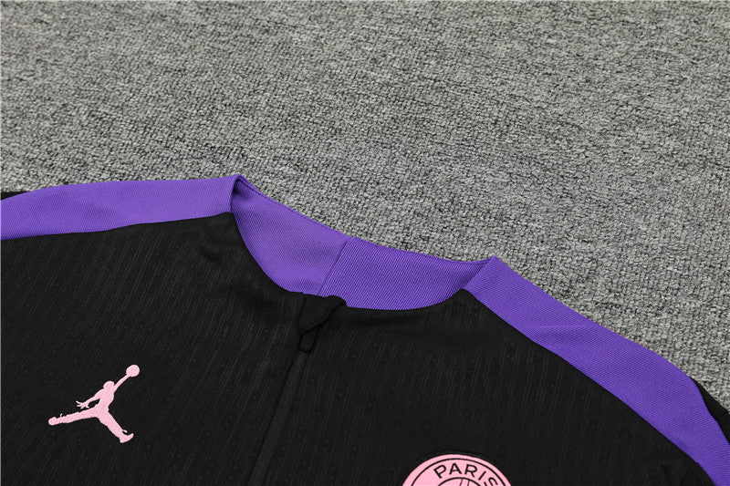 Buzo Completo PSG Negro Morado