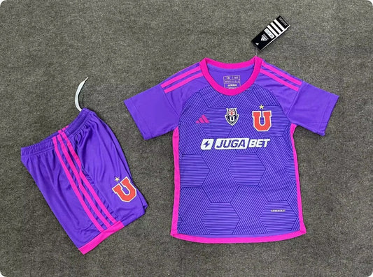 Talla 16 - Universidad de Chile Kit Niños Tercera 2024