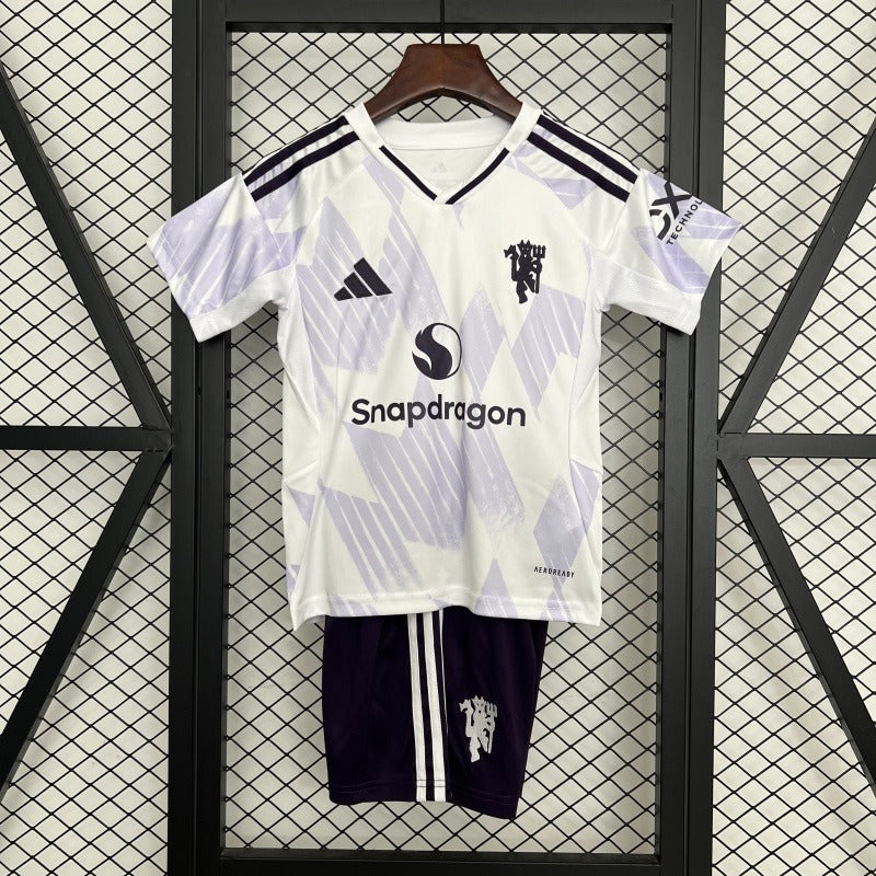 Manchester United Kit Niños Visita 2025/26