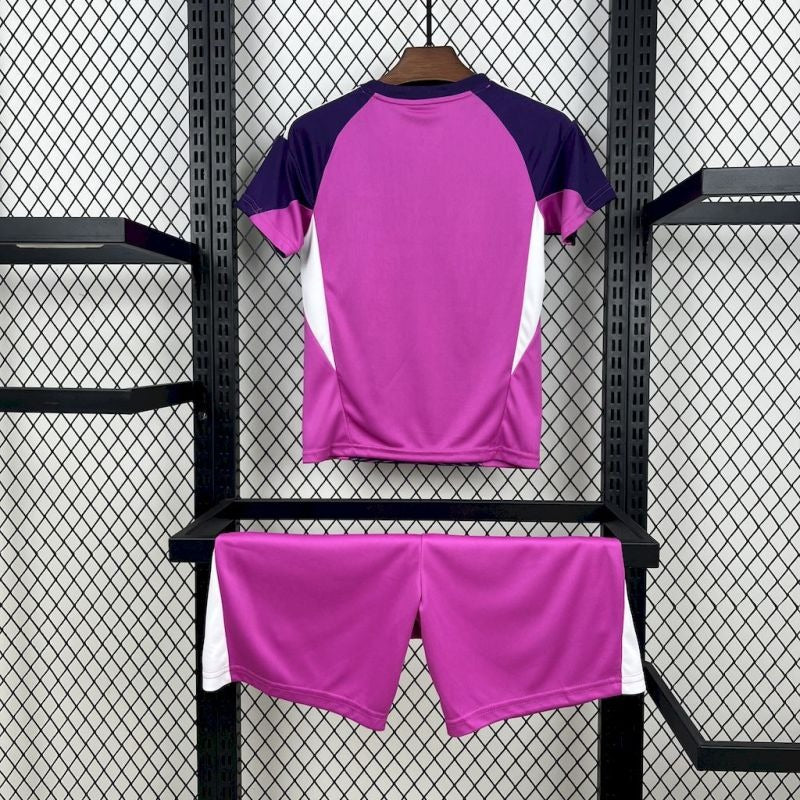 Real Madrid Kit Niños Portero Morado 2025/26