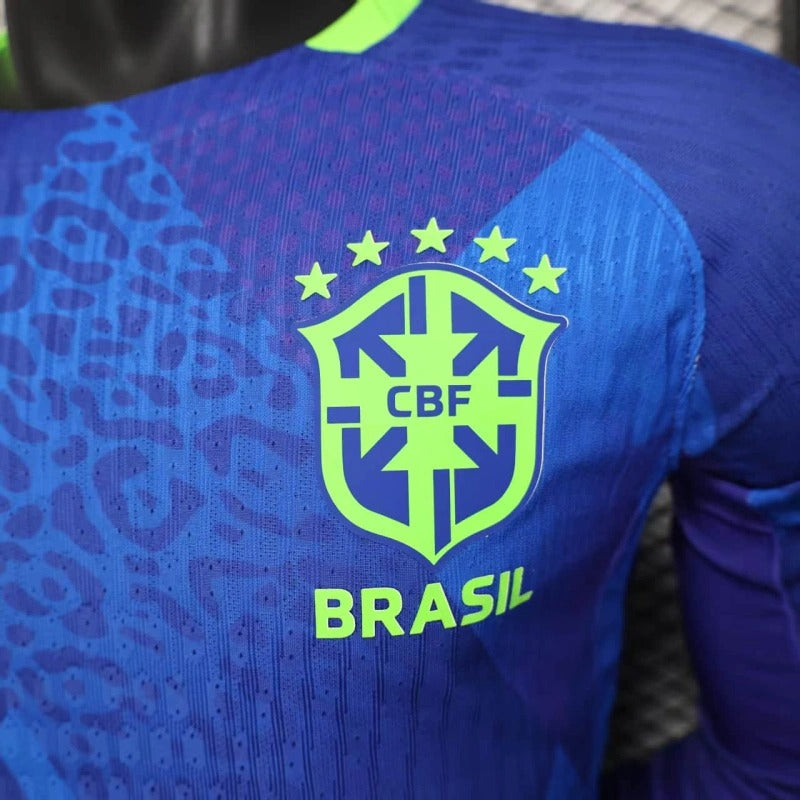 Brasil Visita 2025/26 Manga Larga Versión Jugador