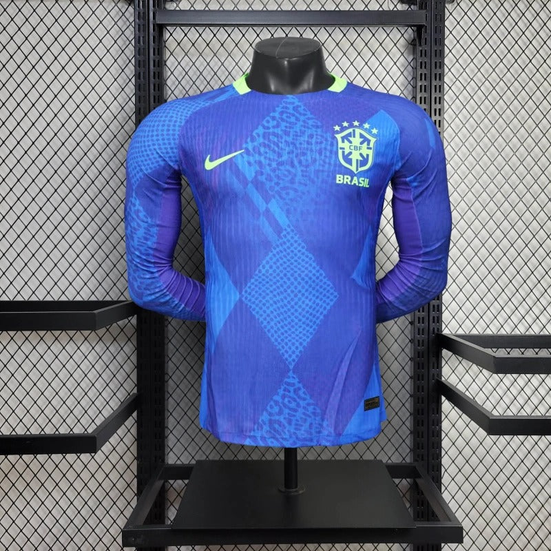 Brasil Visita 2025/26 Manga Larga Versión Jugador