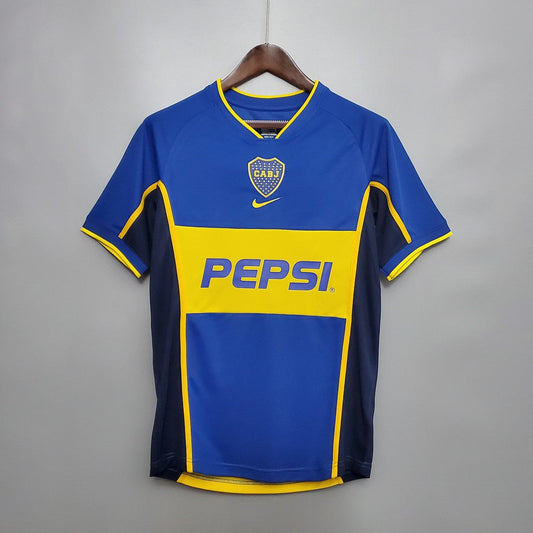 Boca Juniors Local Retro 2002 Versión Fan