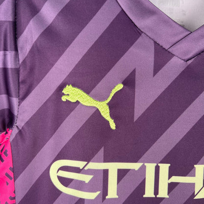 Manchester City Kit Niños Portero Morado 2023/24