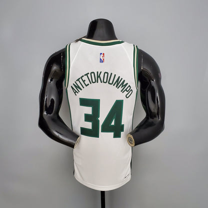 Milwaukee Bucks 2022 Blanco NBA