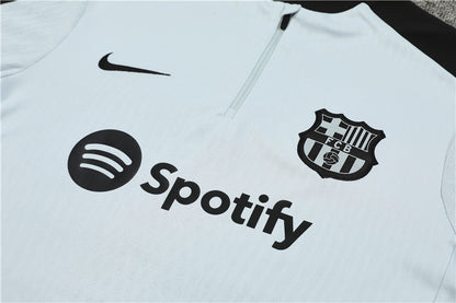 Buzo Completo FC Barcelona Blanco Negro