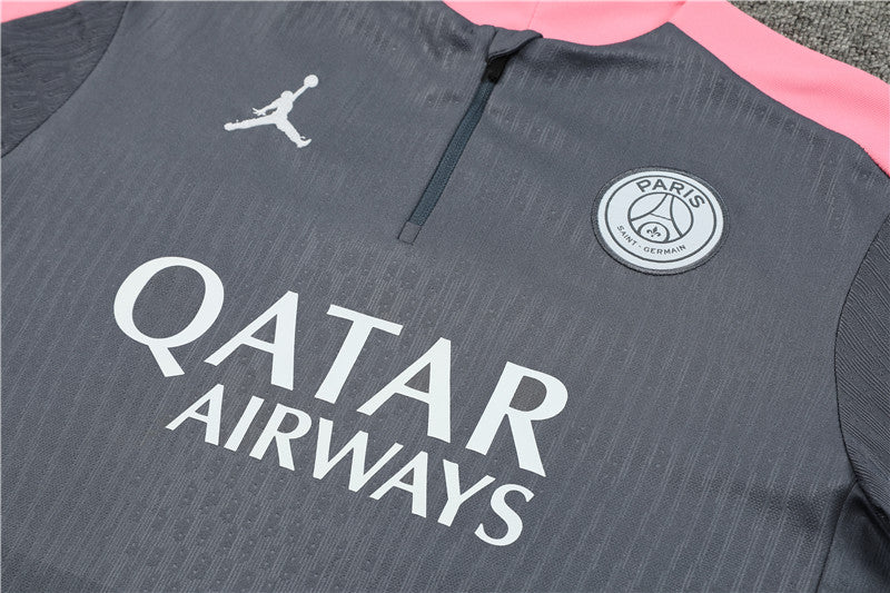 Buzo Completo PSG Gris Rosado