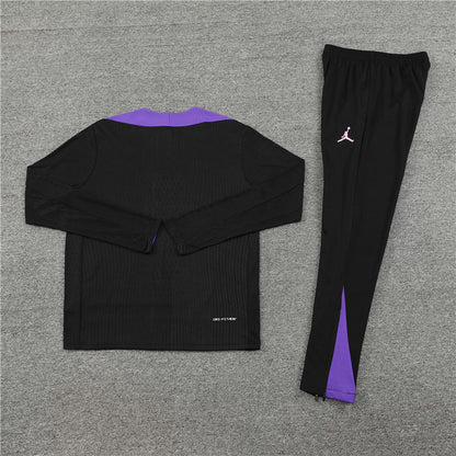 Buzo Completo PSG Negro Morado