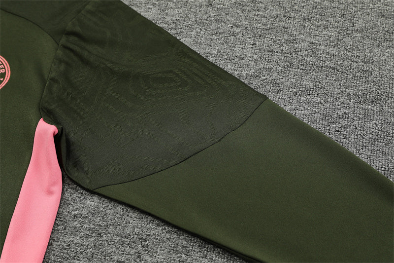 Buzo Completo Manchester City Diseño Verde Oscuro