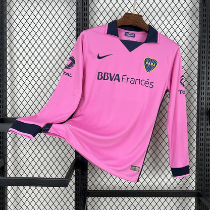 Boca Juniors Visita Manga Larga Retro 2013/14 Versión Fan