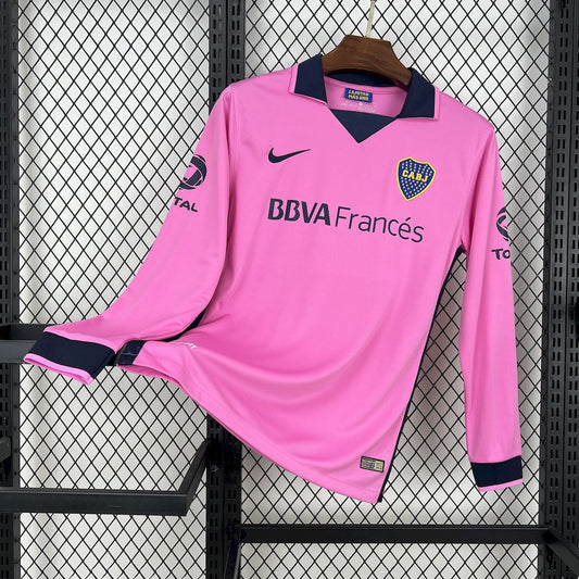Boca Juniors Visita Manga Larga Retro 2013/14 Versión Fan