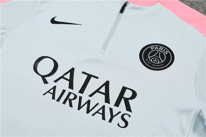 Buzo Completo PSG Blanco Rosado