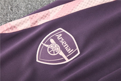 Buzo Completo con Cierre Arsenal Morado Rosado