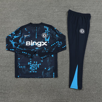 Buzo Completo Chelsea Diseño Celeste