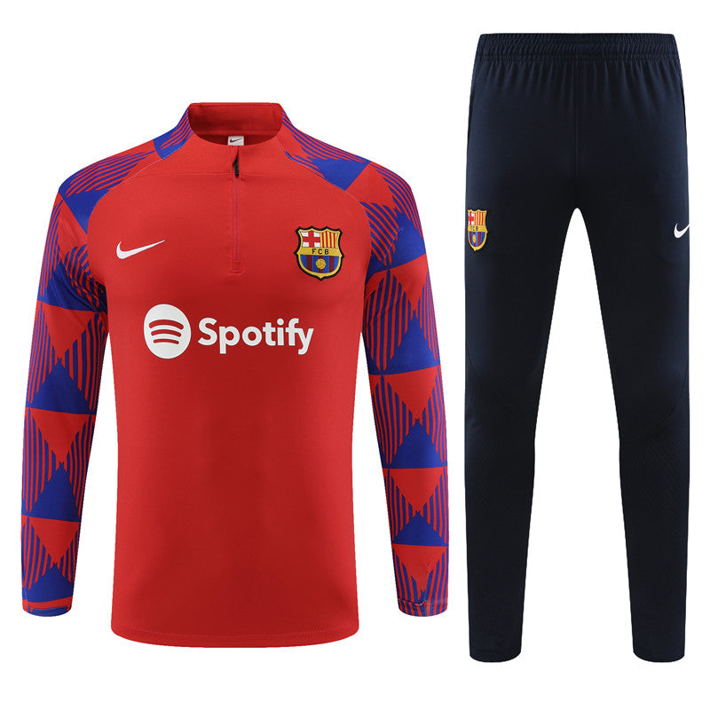 Buzo Completo FC Barcelona Rojo Azul