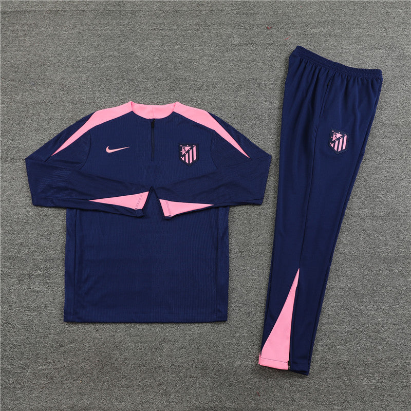 Buzo Completo Atlético de Madrid Azul Rosado