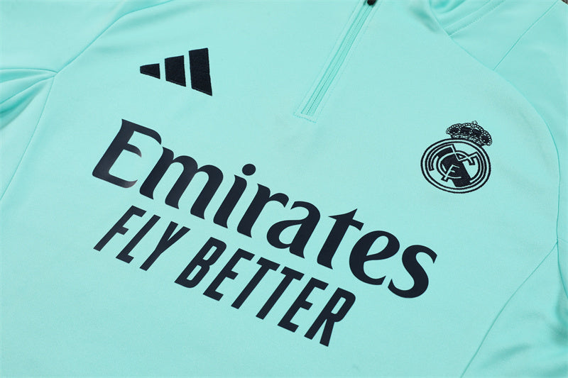 Buzo Completo Real Madrid Celeste con Cierre