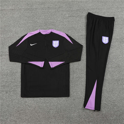 Buzo Completo Inglaterra Negro Morado