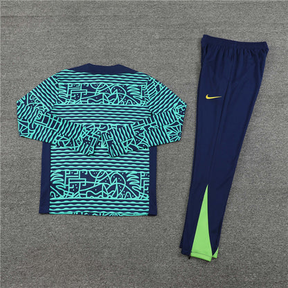 Buzo Completo Brasil Celeste Diseño