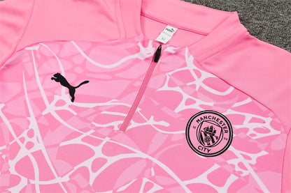 Buzo Completo Manchester City Rosado