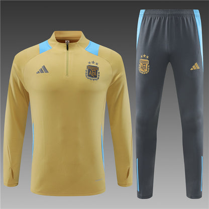 Buzo Completo Argentina Dorado