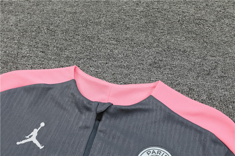 Buzo Completo PSG Gris Rosado