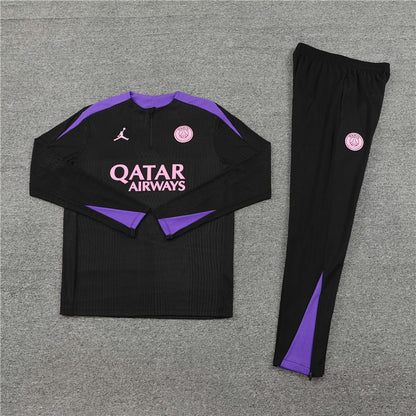 Buzo Completo PSG Negro Morado
