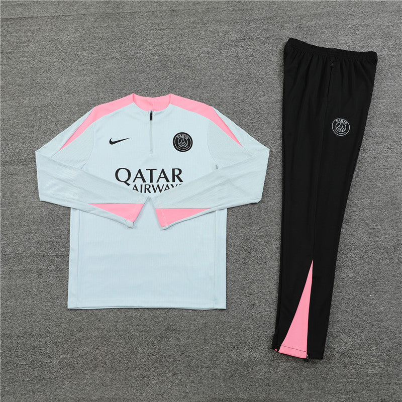 Buzo Completo PSG Blanco Rosado