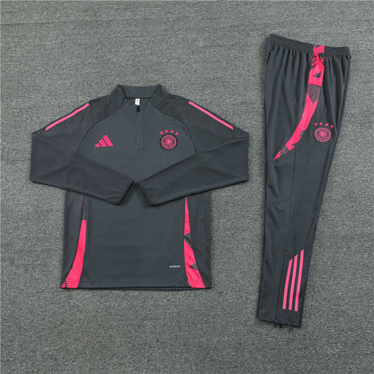 Buzo Completo Alemania Gris Rosado