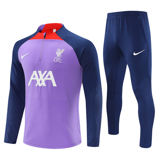 Buzo Completo Liverpool Morado Azul