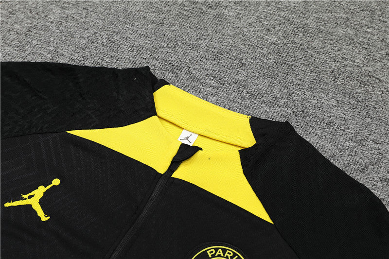 Buzo Completo PSG Negro Amarillo 2022/23