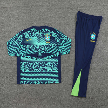 Buzo Completo Brasil Celeste Diseño
