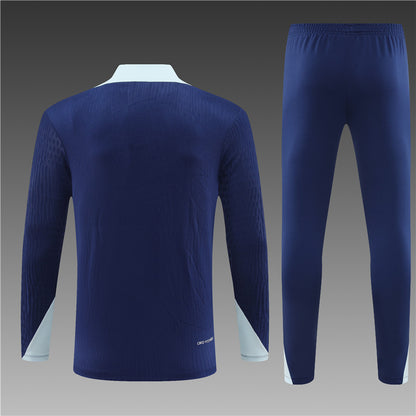 Buzo Completo Francia Azul Blanco