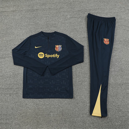Buzo Completo FC Barcelona Diseño Negro