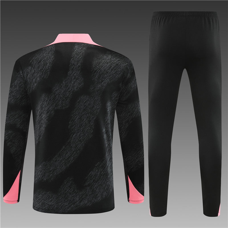 Buzo Completo PSG Negro Rosado