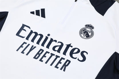 Buzo Completo Real Madrid Blanco Azul