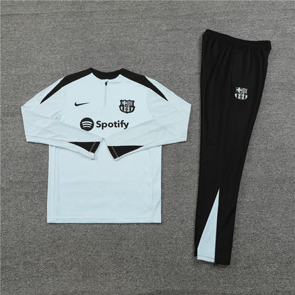 Buzo Completo FC Barcelona Blanco Negro