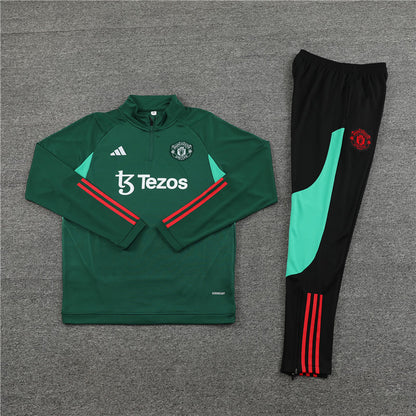Buzo Completo Manchester United Verde Oscuro