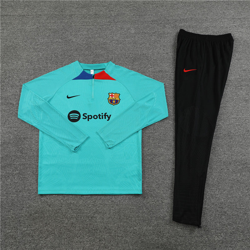 Buzo Completo FC Barcelona Celeste Negro