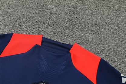 Buzo Completo Manchester United Azul Rojo