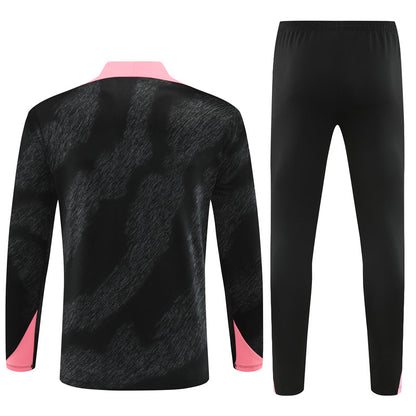 Buzo Completo PSG Negro Rosado