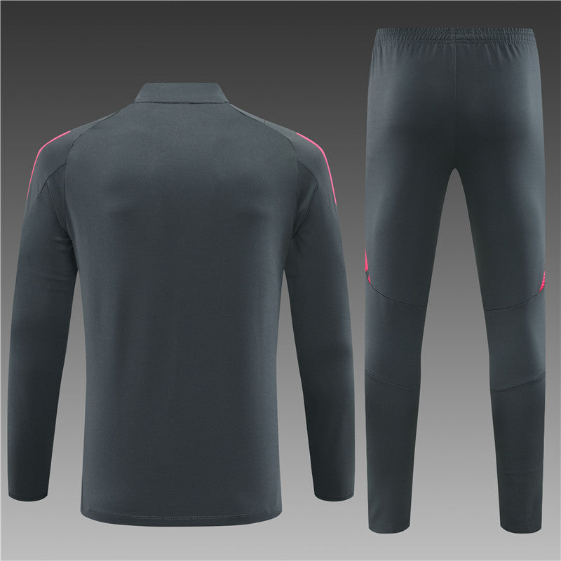 Buzo Completo Alemania Gris Rosado