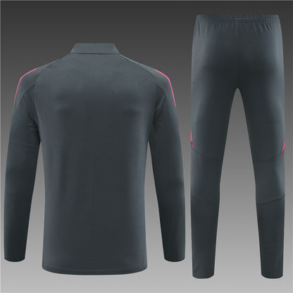 Buzo Completo Alemania Gris Rosado
