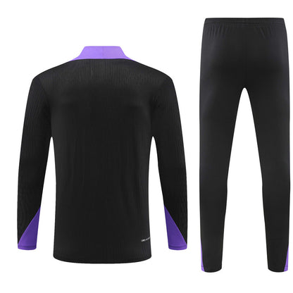 Buzo Completo PSG Negro Morado
