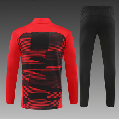 Buzo Completo AC Milán Diseño Rojo