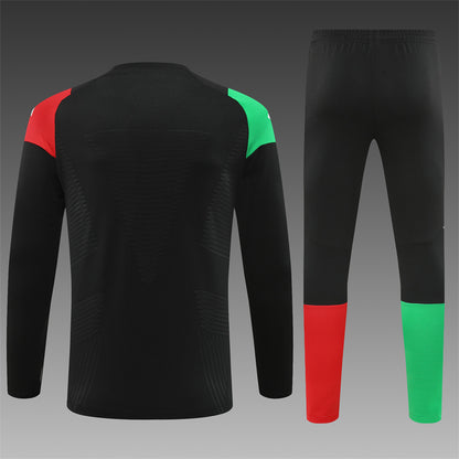 Buzo Completo Arsenal Negro Rojo y Verde