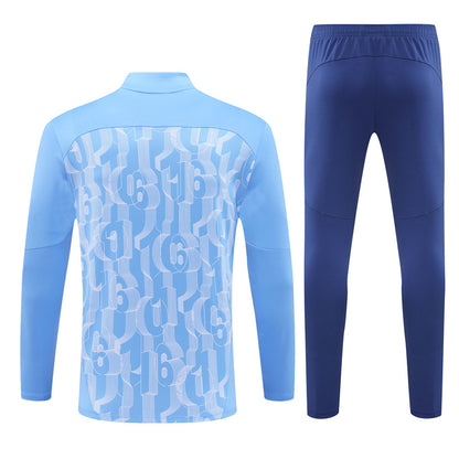 Buzo Completo Manchester City Azul Diseño Celeste