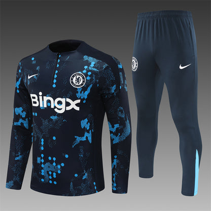 Buzo Completo Chelsea Diseño Celeste