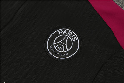 Buzo Completo PSG Negro Burdeo