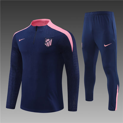 Buzo Completo Atlético de Madrid Azul Rosado